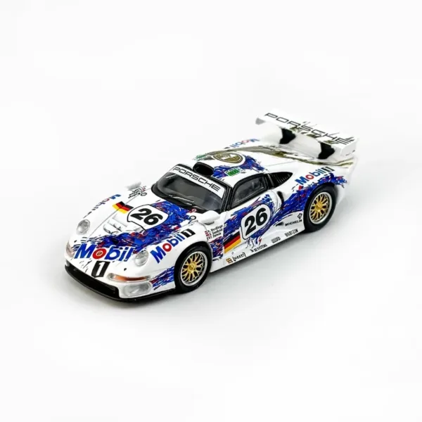 1/64 Scale Porsche 911 GT1 1996 Diecast Model - Image 4