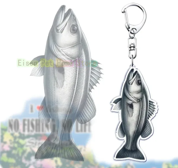 Fishing Man Keychain Pendant for Gifts - Image 12