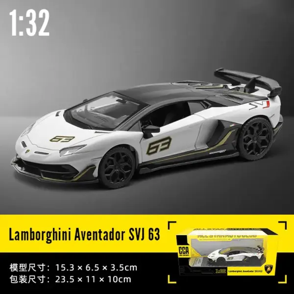 1:32 Diecast Lamborghini Aventador SVJ Model - Image 5