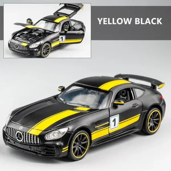 1:36 Diecast Alloy AMG GTR Car Model - Image 9