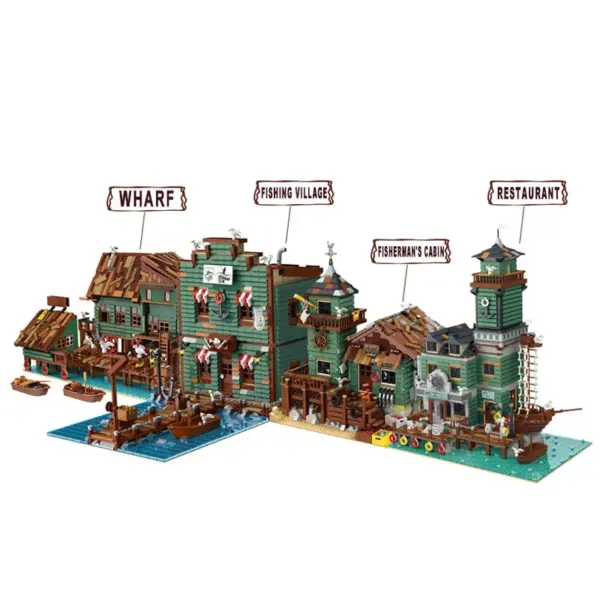 Fisherman's Cabin Modular Building Blocks Set - Image 2