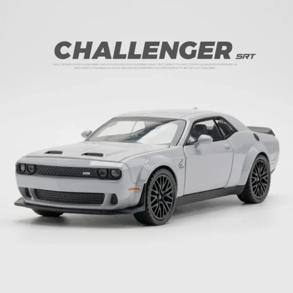 Dodge Challenger Helicat SRT Red Eye Diecast Car - Image 7