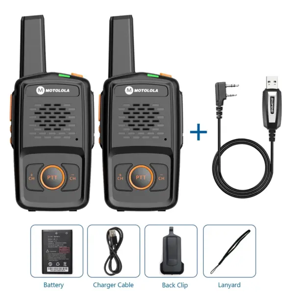 Motolola MT-N1 Mini Walkie Talkie 16 Channels - Image 11