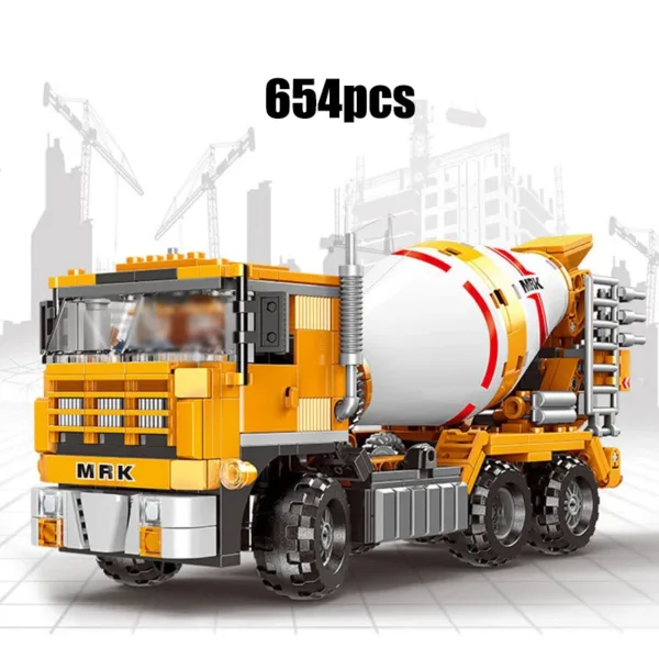 DIY Heavy Mining Truck Building Blocks Set - Image 7