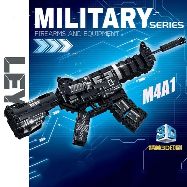 M10 Submachine Gun Toy Building Blocks Set - Image 10