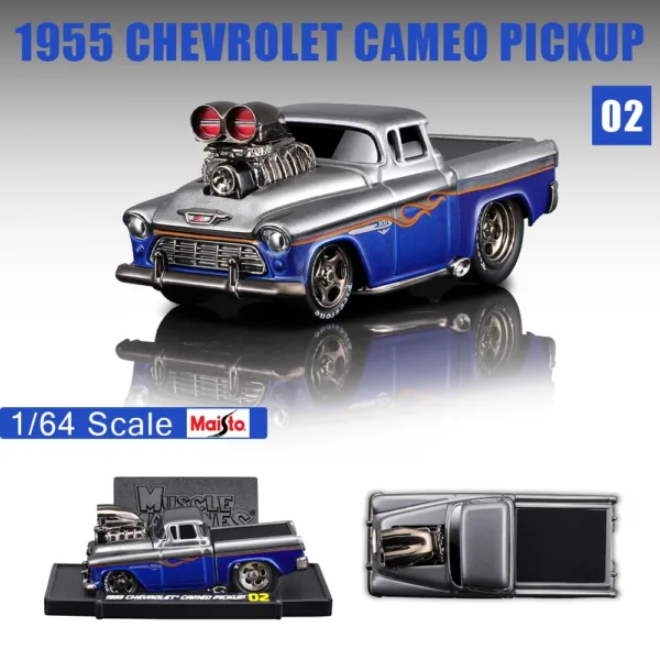 Maisto 1:64 Scale Classic Car Model Set - Image 23