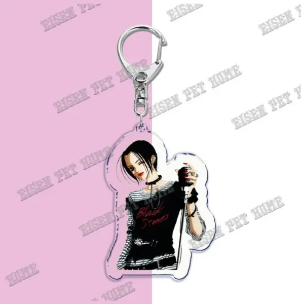 Nana Anime Keychain with Black Stones Pendant - Image 19