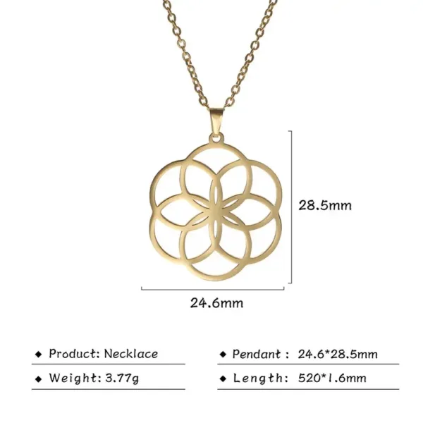 Flower of Life Pendant Necklace for Women - Image 10