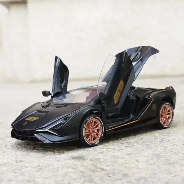 1/32 Scale Lambo Sian Diecast Model Car - Image 7