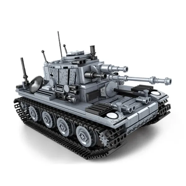 WW2 T-85 Military Tank Building Blocks Set - Image 15