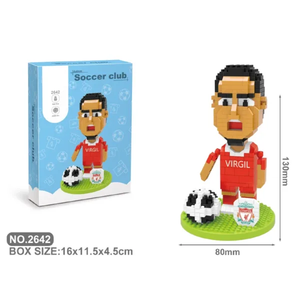 Football Player Mini Figures Building Blocks Set - Image 10