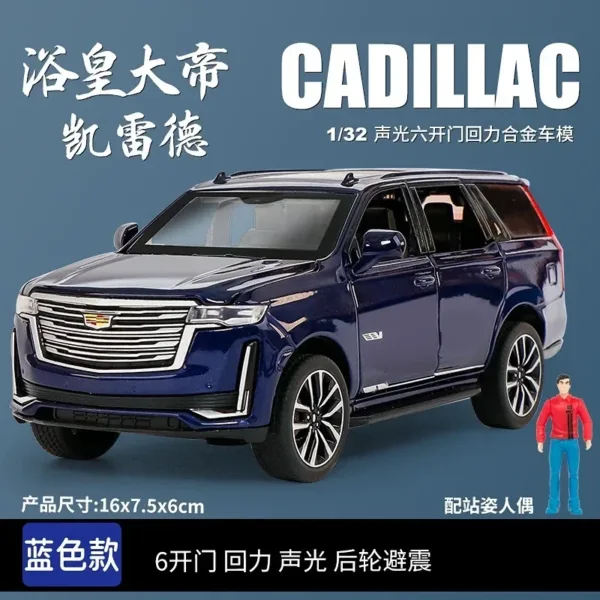 1:32 Scale Cadillac Escalade Diecast Model Car - Image 10