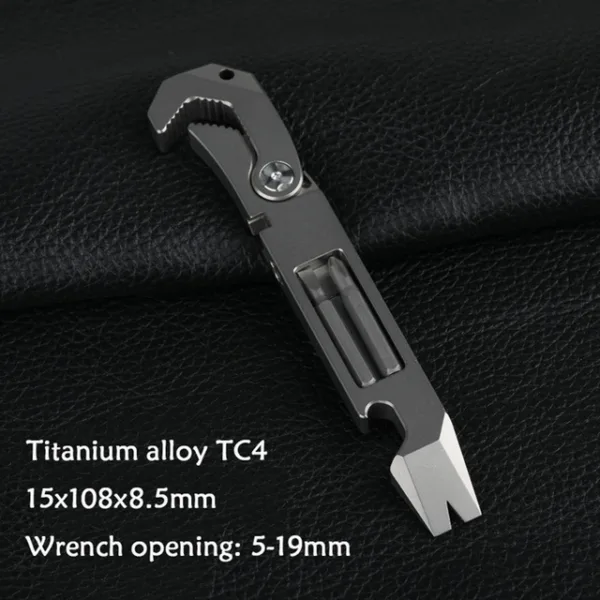 Titanium Alloy Crowbar EDC Multifunction Tool - Image 9