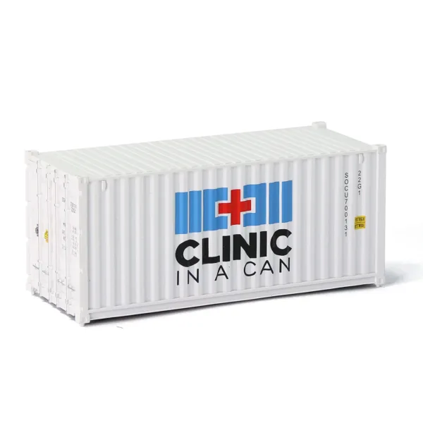 HO Scale 1:87 20ft Shipping Container Model - Image 8