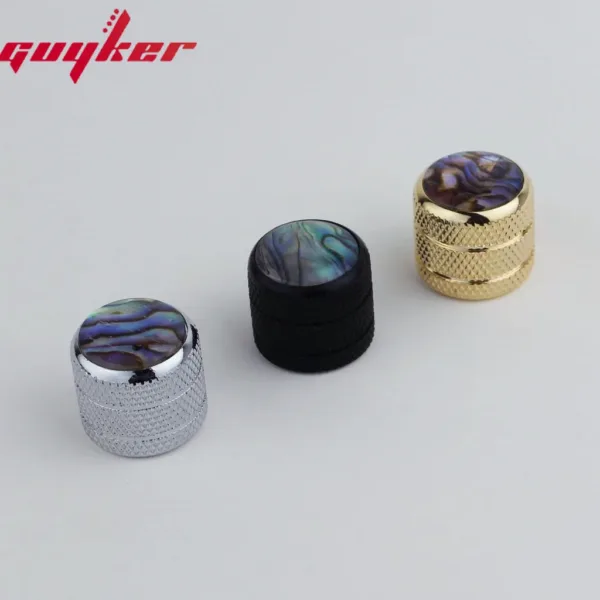 Abalone Guitar Knobs for Electric Bass 6mm Pots - Image 2