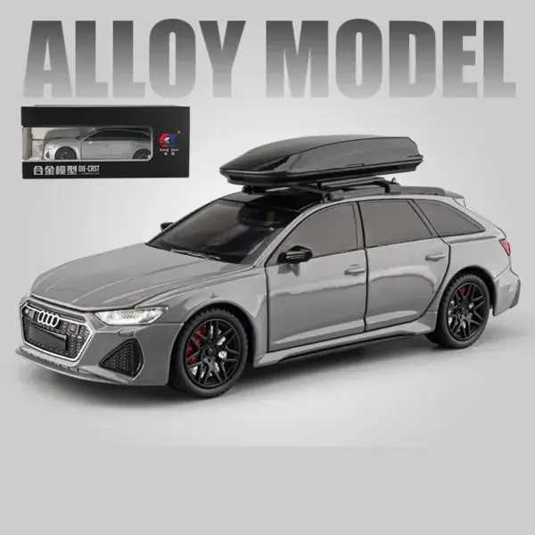 1/24 Audi RS6 Diecast Model Car with Sound - Image 7