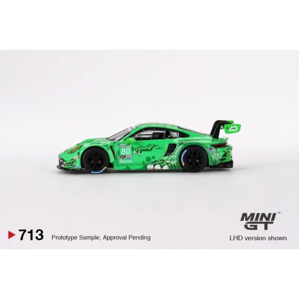 1/64 Porsche 911 GT3 R Diecast Model Car - Image 3