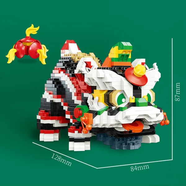 Lion Dance Micro Building Blocks Set - Image 8