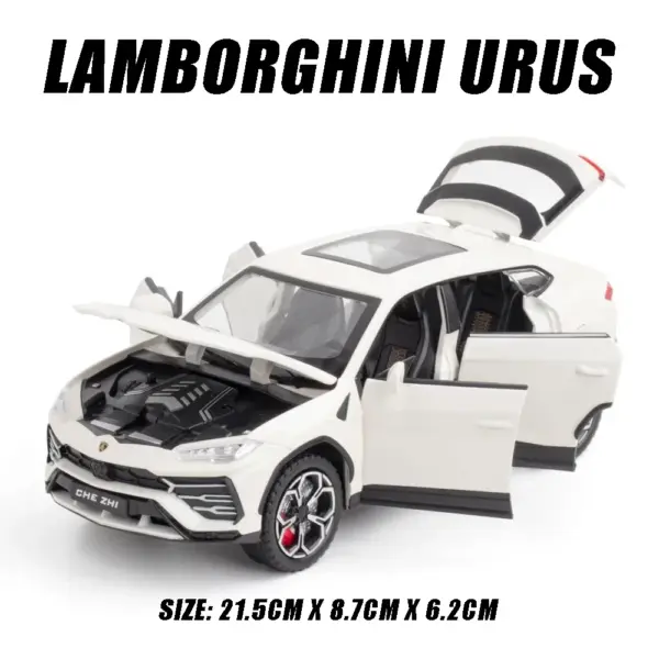 1:24 Scale Lamborgini URUS Diecast Model Car - Image 8