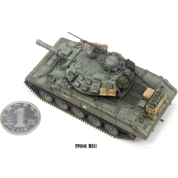 1/72 Scale M551 Sheridan Tank Model Collectible - Image 2