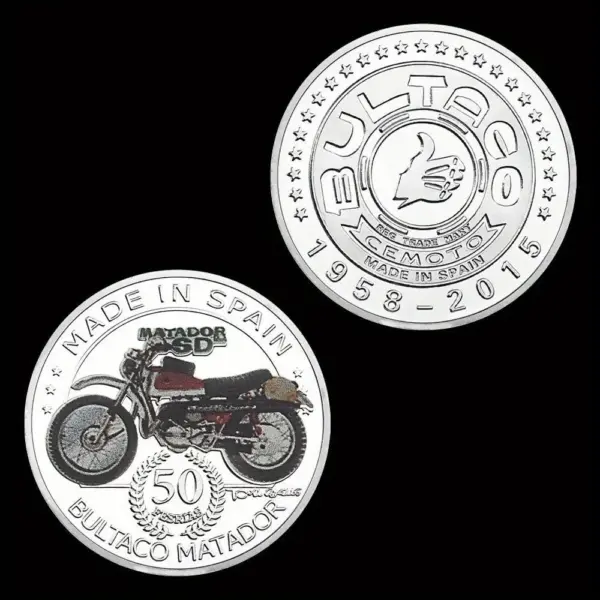 Bultaco Matador Commemorative Silver Coin 1PC - Image 6