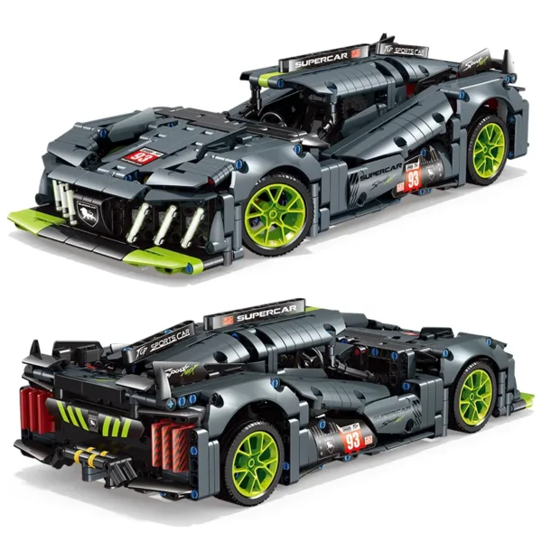 1280PCS Building Blocks 1:14 Racing Car Set - Image 7