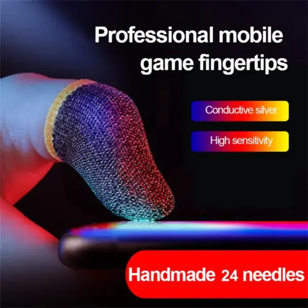 Gaming Finger Sleeves for Mobile Devices - 2 Pairs - Image 2