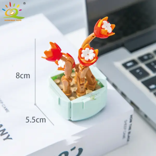 DIY Flower Succulent Building Blocks Set - Image 27
