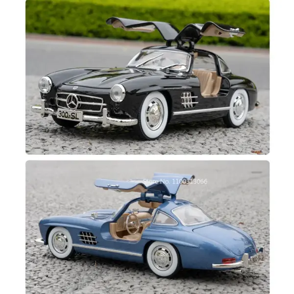 1:24 Alloy 300SL Vintage Toy Car Model - Image 6