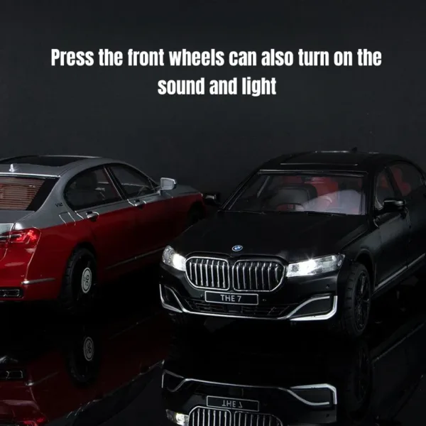 1/24 BMW 760Li Diecast Model Car with Sound - Image 4