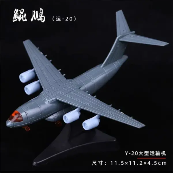 Y-20 Military Transport Aircraft Model Puzzle - Image 6