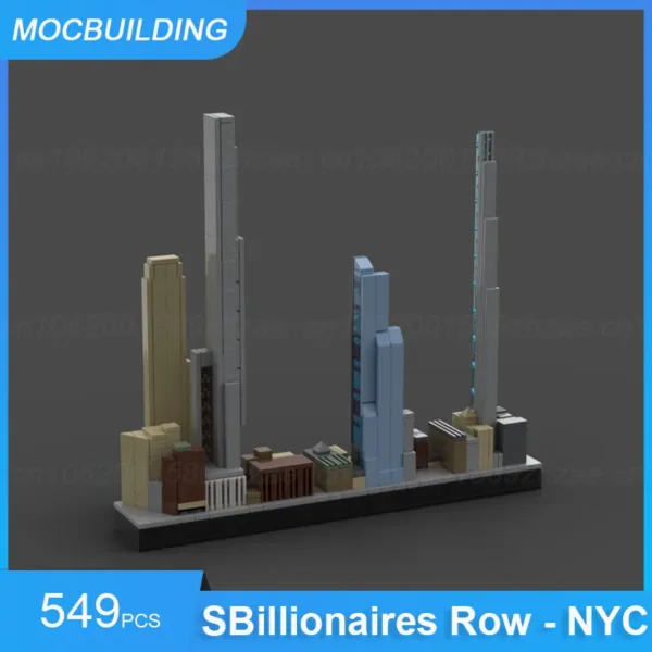 MOC Building Blocks NYC Skyline 549PCS Set - Image 2