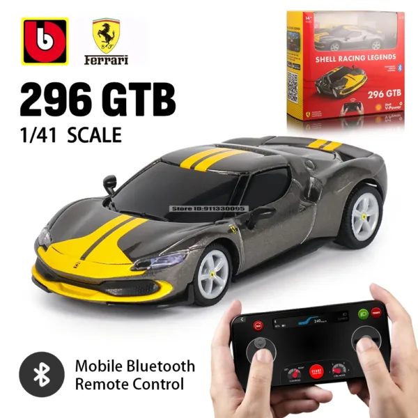 Bburago 1:41 Ferrari Bluetooth RC Car Model - Image 2