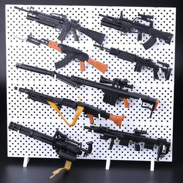 1/6 Scale AK47 M134 Machine Gun Model