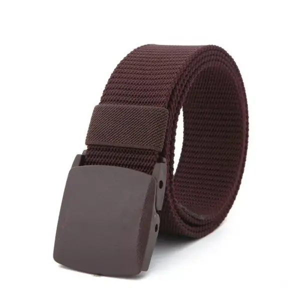 Unisex Canvas Tactical Belt for Outdoor Use - Image 7