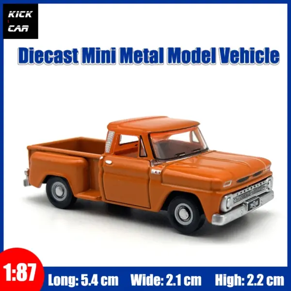 1:87 Diecast Stepside Pickup Model Car - Image 7