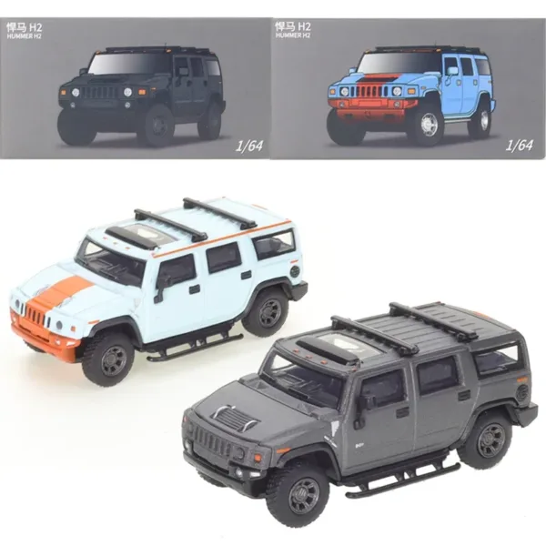 1/64 Hummer H2 SUV Diecast Metal Model