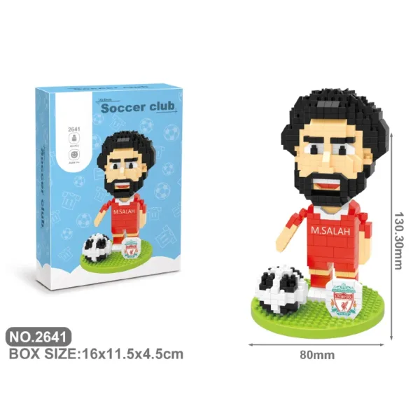 Football Player Mini Figures Building Blocks Set - Image 9