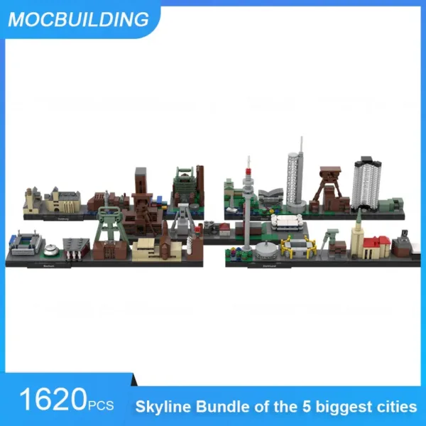 Ruhrgebiet Skylines Model Building Kit 5108PCS - Image 2