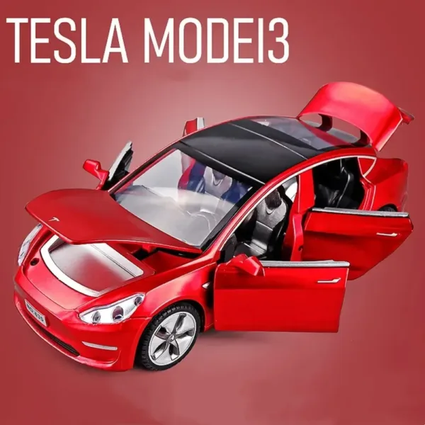 1:32 Tesla Model X, 3, S Diecast Car Set - Image 9