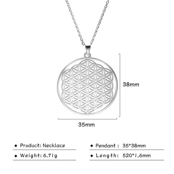 Flower of Life Pendant Necklace for Women - Image 21