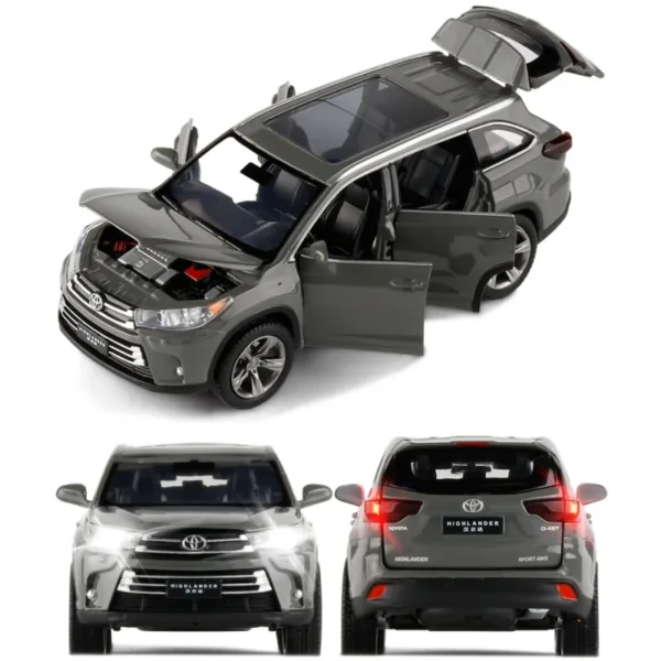 1/32 Toyota Highlander Diecast SUV Model - Image 3