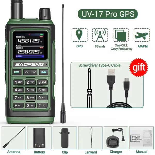 Baofeng UV-17 Pro GPS Walkie Talkie Pack - Image 10