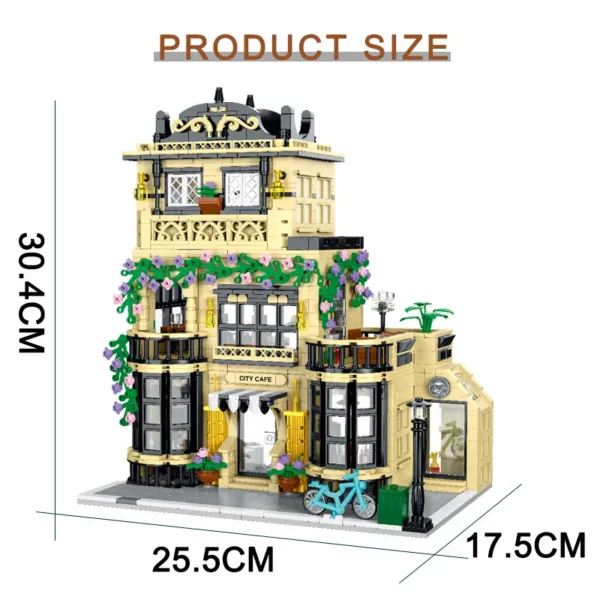 Creative City Cafe Streetview Building Blocks Set - Image 3