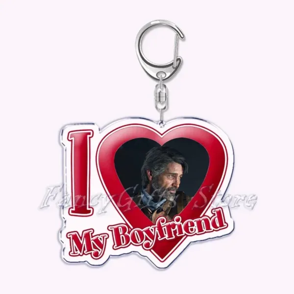 The Last of Us Joel Ellie Keychain Silver - Image 20