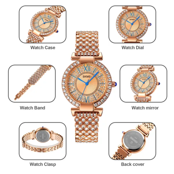 Rose Gold Women's Quartz Fashion Watch - Image 5