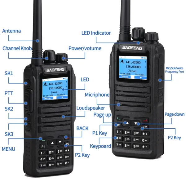 Baofeng DM-1701 Digital Walkie Talkie - Image 4