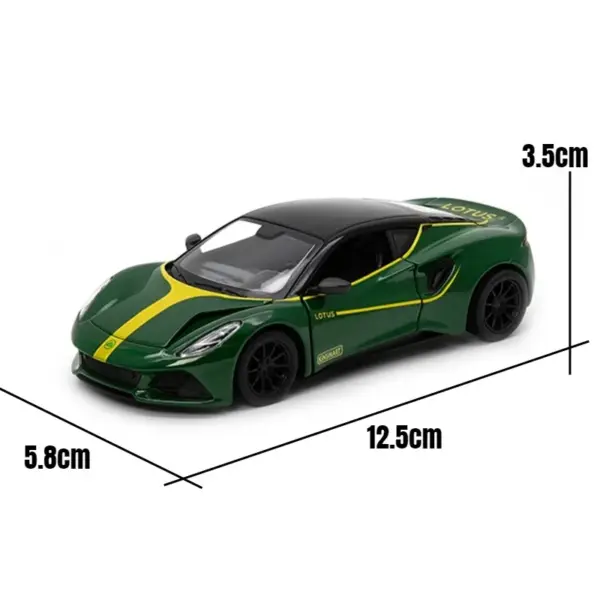 1:34 Scale Lotus Emira Alloy Model Car - Image 3