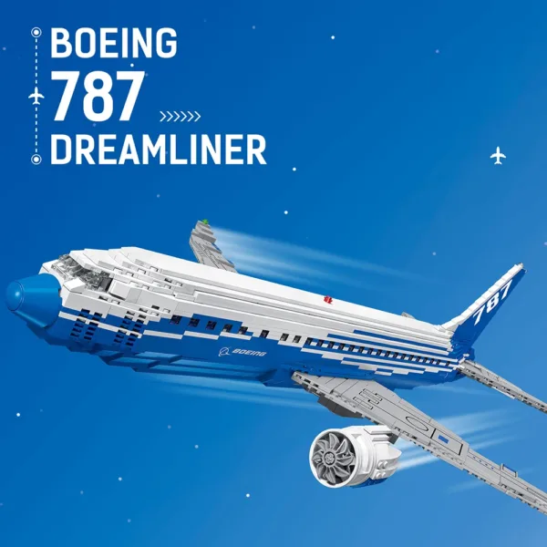 1349PCS Boeing 787 Dreamliner Building Blocks - Image 7