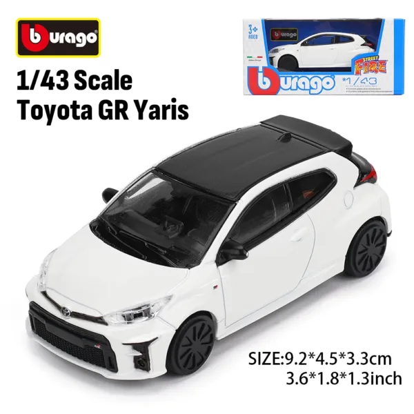 Bburago 1:43 Scale Toyota GR Yaris Model